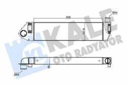 KALE RENAULT Інтеркулер Megane II, Scenic II 1.9dCi 05-