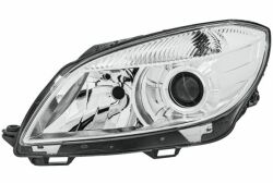 Фара основная левая с мотором регулировки Skoda Fabia II, Roomster 07–