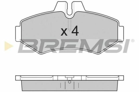 Гальмівні колодки зад. Sprinter 311-316 00-06 (Bosch)