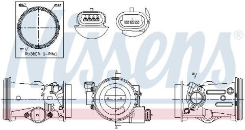 Дросельна заслонка logan, sandero, kangoo, megane, clio, ford 1.6/1.4 (метал)