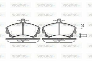 Тормозные колодки пер. Mitsubishi Colt/Volvo S40/V40 1.1-2.0 i/TD 95- (TRW)