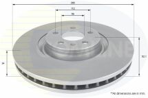 ADC2603V Comline - Диск гальмівний вентильований з покриттям
