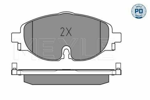 Колодки тормозные (передние) VW Caddy IV/Golf VII/Passat B8/Skoda Octavia/Seat Leon 12- (с датчиком)