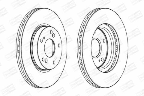 Диск тормозной передний Civic 05 - (282*23) HONDA