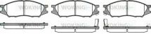 Тормозные колодки пер. Almera (06-21)