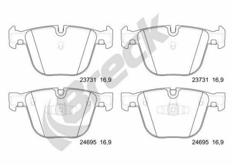 Колодки тормозные (задние) BMW 5 (E60/65)/X5 (E70/F15)/X6 (E71/E72) 3.0-4.4 08- Колодки тормозные (задние) BMW 5 (E60/65)/X5 (E70/F15)/X6 (E71/E72) 3.0-4.4 08-