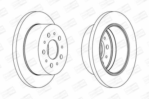 Диск гальмівний задній Jumper Maxi, Fiat Ducato, Peugeot Boxer 06- (ступиця d=79) CITROEN Диск гальмівний задній Jumper Maxi, Fiat Ducato, Peugeot Boxer 06- (ступиця d=79) CITROEN