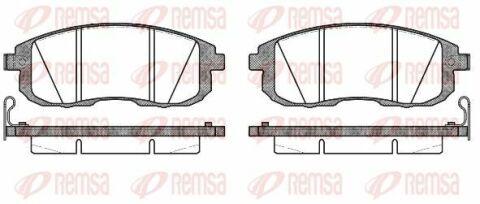 NISSAN Тормозные колодки передние с датчиком .Maxima QX, Tiida, Juke