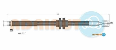 Тормозной шланг передний AVEO 1.2-1.6 11- CHEVROLET