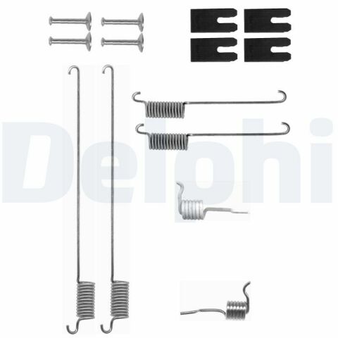 DELPHI LANDROVER К-т установочный задних торм. колодок Freelander 1,8-2,0 -06