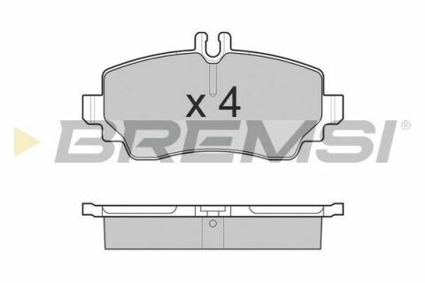 Гальмівні колодки пер. MB Vaneo 02-05 (TRW)