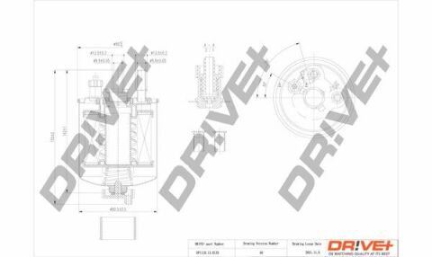 DP1110.13.0133 Drive+ - Фільтр палива