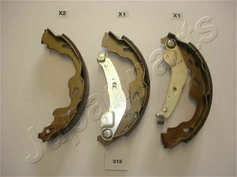 JAPANPARTS CITROEN Щоки гальмівні C1,Opel Agila,Suzuki Swift,Toyota Yaris