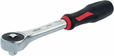 Тріскачка 3/8" ротаційна 72 зубця 237 мм з поворотною ручкою на 360°