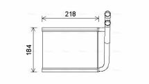 Радіатор опалення Kia Rio 05-(Ava) Радіатор опалення Kia Rio 05-(Ava)