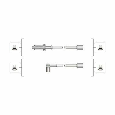 Комплект високовольтних проводів eq citroen ax [941319170069]