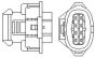 Лямбда зонд astra h, zafira b, vectra c, 1,6-1,8, фото 1 - інтерент-магазин Auto-Mechanic