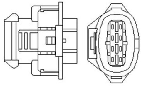 Лямбда зонд astra h, zafira b, vectra c, 1,6-1,8