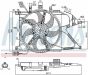 Вентилятор радиатора двигатель. (с системой кондиц.) CORSA C 1.6-1.8 00-, COMBO 1.3-1.6 01- OPEL, фото 6 - интернет-магазин Auto-Mechanic