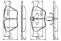 Колодки гальмівні (передні) BMW 5 (E39) 95-04 (Ate) M47/M51/M52/M54/M57, фото 16 - интернет-магазин Auto-Mechanic