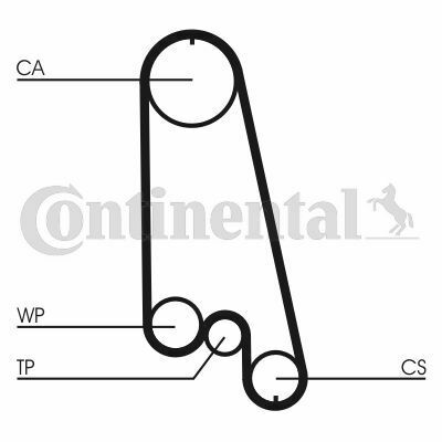 Комплект ГРМ + помпа Opel Astra F/G 1.4/1.6 91-05/Combo 1.2/1.4 94-01/Daewoo Nexia 1.5 95- (17x111z)