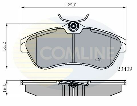 CBP01146 Comline - Тормозные колодки для дисков