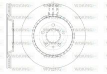 Гальмівний диск задн. A6/A8/A7/Q5/A4/A5/Q7/Touareg/A4/A6/Macan 14-