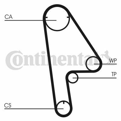 Ремінь ГРМ Honda Accord V/VI 1.8-2.3 16V 96-04 (24x112z)