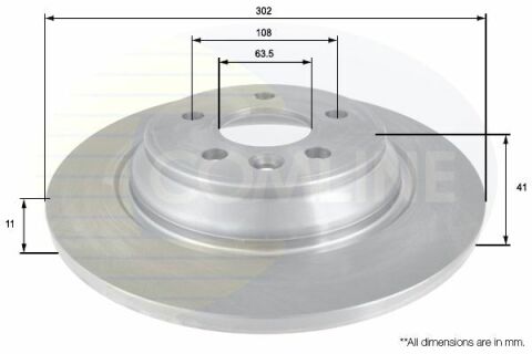 ADC1922 Comline - Диск тормозной с покрытием