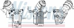 Оливний радіатор ASTRA H, VECTRA C, ZAFIRA / ZAFIRA FAMILY B, FIAT, CADILLAC OPEL Оливний радіатор ASTRA H, VECTRA C, ZAFIRA / ZAFIRA FAMILY B, FIAT, CADILLAC OPEL