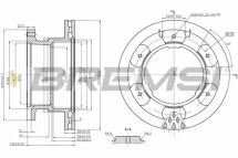 Гальмівний диск зад. Daily IV/V/VI 06- (306x28) Гальмівний диск зад. Daily IV/V/VI 06- (306x28)