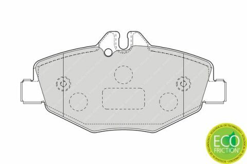 Тормозные колодки перед. MB E-класс (W211) 03-09