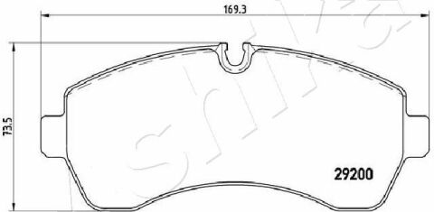 Комплект тормозных колодок, дисковый тормоз Комплект тормозных колодок, дисковый тормоз
