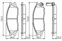 Колодки тормозные (передние) Nissan Almera II 02-/Sunny 00-03, фото 11 - интернет-магазин Auto-Mechanic