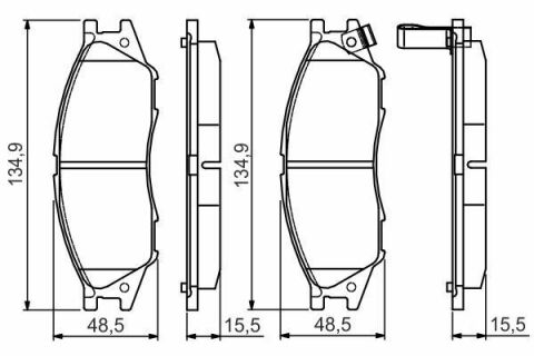 Колодки тормозные (передние) Nissan Almera II 02-/Sunny 00-03 Колодки тормозные (передние) Nissan Almera II 02-/Sunny 00-03
