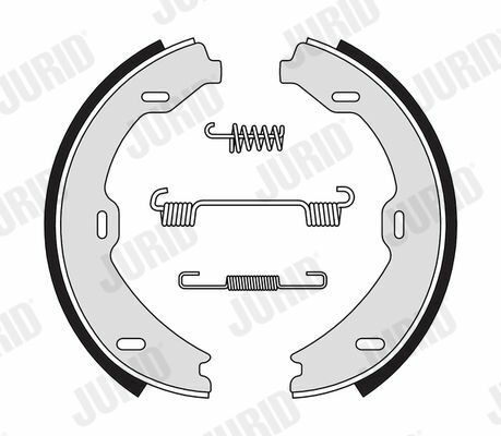 JURID Колодки ручного тормоза DB 221