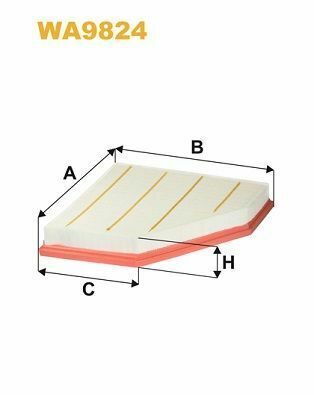 Фильтр воздушный BMW 1 (F20/F21)/2 (F22/F23)/3 (F30/F31/F34)/4 (F32/F33/F36) 2.0/3.0 B48/B58 16-