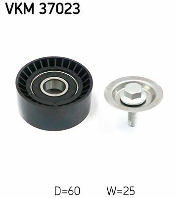 Паразитный ведущий ролик, поликлиновый ремень.