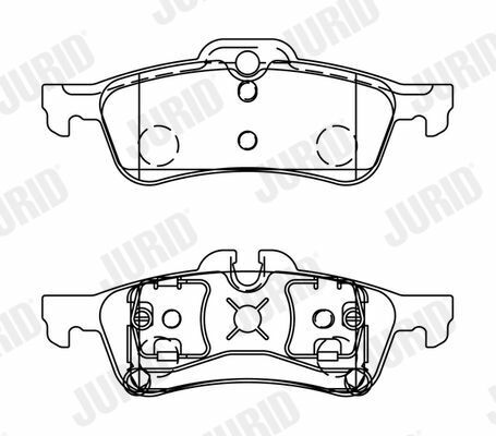 JURID Колодки тормозные задн. MINI