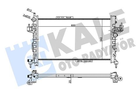 Радіатор охолодження combo tour, corsa c 1.3cdti 03-