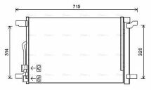 Радіатор кондиціонера audi a3, golf vii, passat, touran, skoda octavia iv, superb iii Радіатор кондиціонера audi a3, golf vii, passat, touran, skoda octavia iv, superb iii