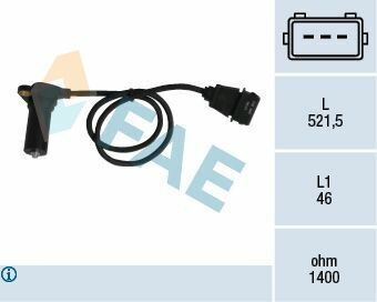 Датчик положення колінвалу VW Caddy II/Golf III/IV 1.9TDI/SDI 93-04 Датчик положення колінвалу VW Caddy II/Golf III/IV 1.9TDI/SDI 93-04