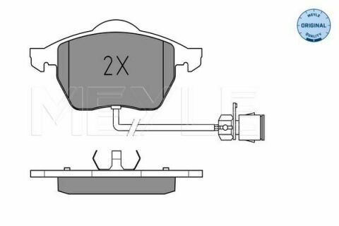 Колодки тормозные (передние) Audi 100 91-94/A6 94-97 (с датчиками)