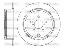 Гальмівний диск задн. Legacy/Outback/Liberty/Impreza/Forester 07-