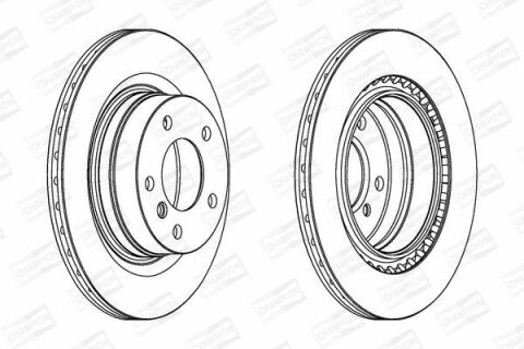 Диск тормозной задний E81,3 E90,F30 03- BMW