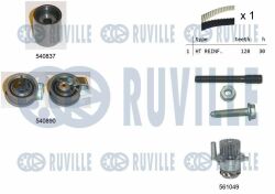 RUVILLE AUDI К-кт. ГРМ  (рем.+2шт.ролика+помпа +крепление) 1,9TDI: A3/4/6 VW 1,4 T5 SEAT SKODA FORD Galaxy