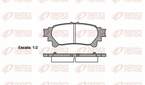 TOYOTA Колодки гальмівні задн. Lexus IS 13-,RX 09-,Prius 12-