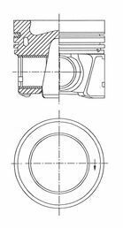 Поршень Audi A4/A5/Q2/Q3/Q5/Skoda Karoq/Kodiaq/Superb III/VW Passat B8 2.0 TDI 14- (81.26mm/+0.25)