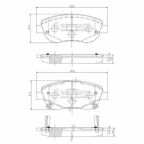 Гальмiвнi колодки дисковi