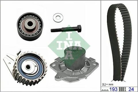 Комплект ГРМ + помпа Fiat Doblo/Punto/Bravo 1.9D 94- (24x193z)